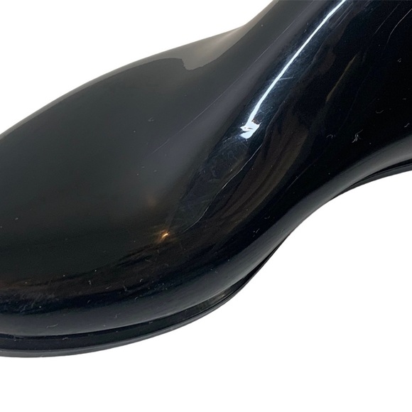 Aldo, Black Patten rubber rain boot bootie, Size 9 - Picture 6 of 7